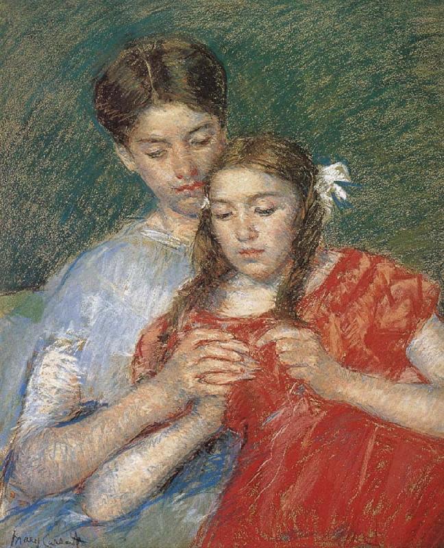 Mary Cassatt sewing class